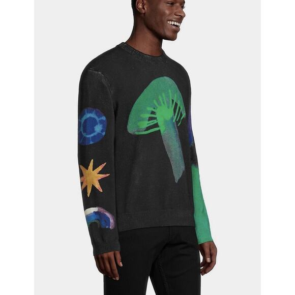 Rare! NWT $325 Paul Smith print Sweater/Jumper, Small - Picture 7 of 8